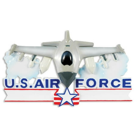 - Air Force Fighter Jet Personalized Christmas Ornament DO-IT-YOURSELF