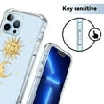thumbnail image 4 of Sun MoonClear Case for iPhone 13 Pro,Transparent Soft TPU Bumper Full Cover Case, 4 of 5