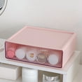thumbnail image 2 of Desktop Drawer Storage Box Student Stationery Cosmetics Storage Box High End Desktop Storage Ash Proof Rack, 2 of 6