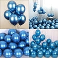 thumbnail image 2 of Globos Cromados Azules Globos Metálicos Azules para Fiesta Globos de Látex de 12 Pulgadas VUMSUM VUMSUM, 2 of 2