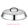 thumbnail image 3 of XKHHLH Round Stainless Steel Basting Cover - BBQ Accessories, Cheese Melting Dome and Steaming Cover, for Camp Chef Flat Top Griddle Grill Cooking Indoor or Outdoor, 3 of 6