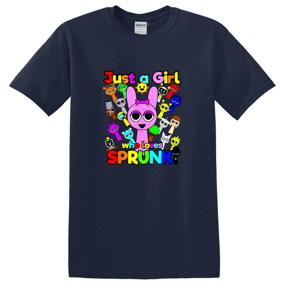 Girl Who Loves Sprunki Birthday Decoration Wenda Sprunki Pinki Graphic T-Shirt