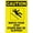 Warning Sign 3, variant on Beware! Guard Alligator On Duty Quote Aluminum Sign - 8"x12" Metal Safety Warning Sign for Outdoor Indoor Use
