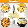 thumbnail image 5 of 2024 NEW Long Handle Stainless Steel Corn Stripping Tool, Corn Cob Stripper,Corn Cutter, Corn Peeler, Corn Peeler for Corn on the Cob, Easy Clean Corn Peeler Corn Cob Stripper Tool (AB), 5 of 7