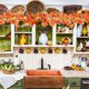 thumbnail image 4 of Artificial Fall Maple Leaf Wreath 12 Piece Package Artificially Hanging Vines For Thanksgiving Family Holiday Decoration Flowers, 4 of 9