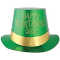 thumbnail image 2 of Party Central Club Pack of 25 Glittered 'Happy St. Patrick's Day' Hat Costume Accessories - One Size, 2 of 2