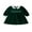 Green, variant on BemeyourBBs Little Girl Velvet Christmas Dress Deer Bow Holly Long Sleeve Dress