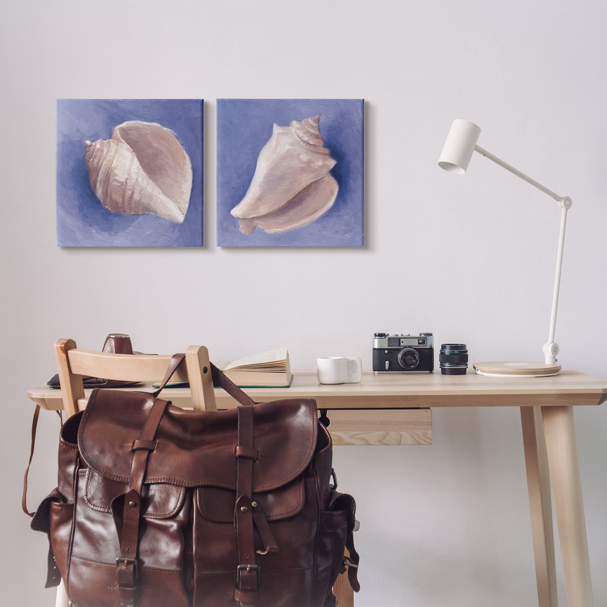 Stupell Industries Simple Classic Seashell Conch Still Life Painting , 17 x 17, Design by Lanie Loreth