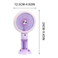 thumbnail image 3 of Kieccall Portable Small Fan with Built in Night Light Compact Cooling Light for Home Office Dorm Desktop Daily Use, 3 of 5