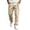 AA-Khaki, variant on lcziwo Mens Golf Pants Plaid Lightweight Business Casual Formal Pants Straight Leg Comfortable Flat Front Pants with Pockets Coffee XXL