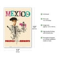 thumbnail image 2 of Mexico - Matador Bull Fighting - Pacifica International Airways - Vintage Airline Travel Poster c.1960s - Master Art Print (Unframed) 13in x 19in, 2 of 4