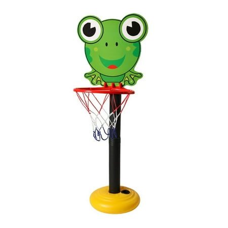 Adjustable Height Basketball Hoop Indoor Outdoor Basketball Set Portable Hoop with Ball Height Growth Basketball Toy Sports Activity Toy for 3+ Years