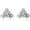 Clear, variant on Cute Pumpkin Carriage Stud Earrings for Women 925 Sterling Silver Cubic Zirconia Vintage Lucky Princess Tiny Small Studs Cartilage Hypoallergenic Holiday Birthday Halloween Jewelry