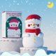 thumbnail image 4 of ¡Compra Inteligente!, Muñeco de nieve navideño que acaricia la luz Luz colorida Regalo de Navidad para niños Cabecera de dormitorio Luz de noche Luz complementaria Akmoler, 4 of 9