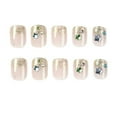 thumbnail image 1 of Stereo Star Decorated Fake Nails with Exquisite Workmanship for Manicure Novice Beginner Jelly Glue, 1 of 8