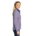 thumbnail image 3 of Port Authority Ladies Digi Stripe Fleece Jacket-XL (Purple), 3 of 6