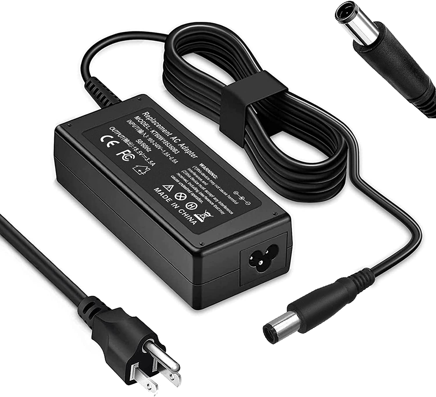 19.5V 3.33A Docking Station Power Cord for HP 2013 Ultraslim Docking
