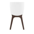 thumbnail image 3 of Compamia Mio Dining Side Chair in Brown and White, 3 of 6