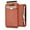 Cognac, variant on Vaultskin CHELSEA Mens RFID Blocking Slim Leather Card Wallet - Minimalist Front Pocket Cardholder in Carbon Black