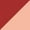 Pink/Red, variant on Happimess Harper Modern 4.13-Gallon 2-Tone Faux Wicker Cylinder Outdoor Trash Can, Black/Cream, HPM1101D