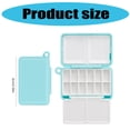 thumbnail image 3 of Small Paint Palettes Paint Tray Travel Paint Holder Paint Organizers Box, Small Paint Box Compartments Designed For Art, 3 of 8