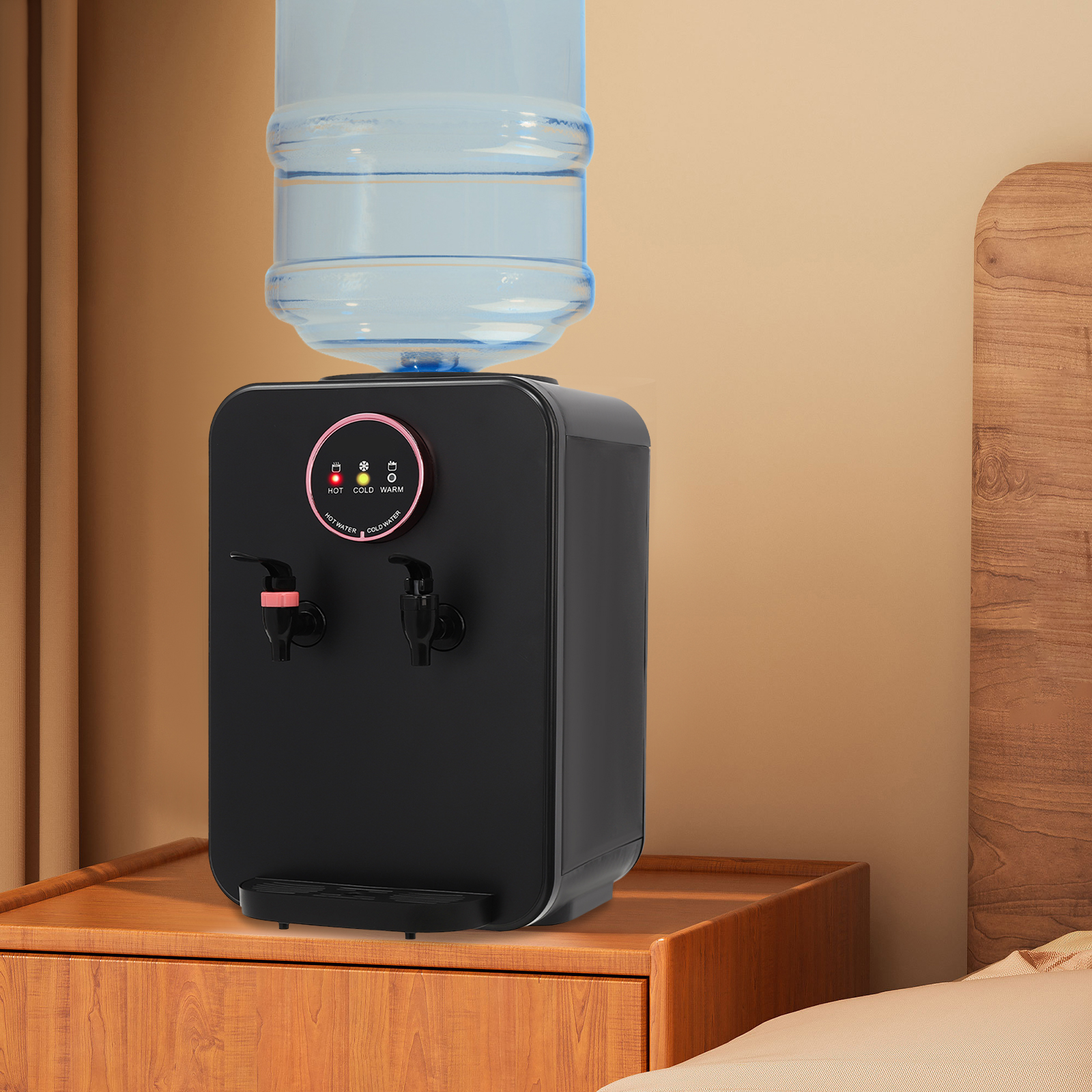 110V Premium Countertop Water Dispenser Hot/Cold Water Dispenser Top Loading Water Dispenser for Home Office
