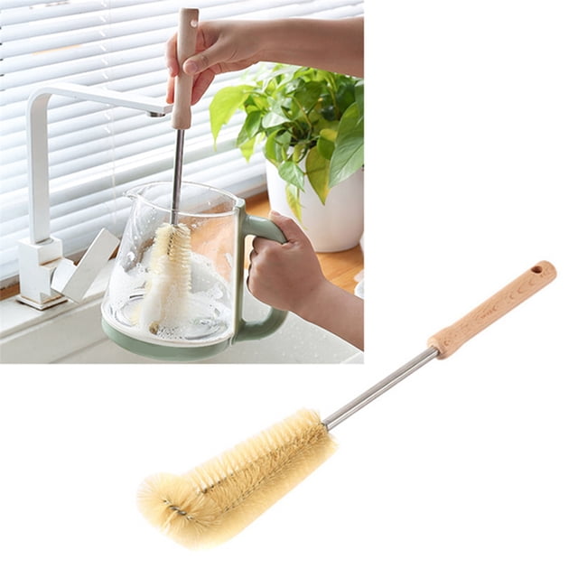 De Botella Cepillo Nylon Taza Conveniente Cepillo De Lavado De Vidrio Biberones De Cocina Limpieza De Cocina