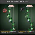 thumbnail image 2 of Campana De Viento Solar Led Que Cambia De Color Color De Luz Led Cambiante Seis Campanillas De Viento De Colibrí Para El Hogar / Fiesta / Decoración De Jardín Nocturno Cambio Gradual Multicolor Yuarrent HA017212-00, 2 of 7