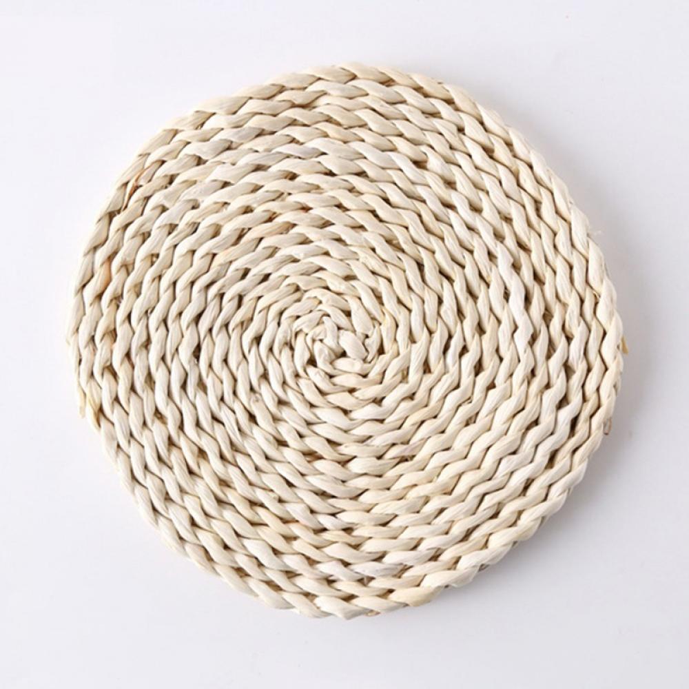 Round Placemats for Dining Table, Placemats for Round Table, Woven Placemats, Grass Placemats