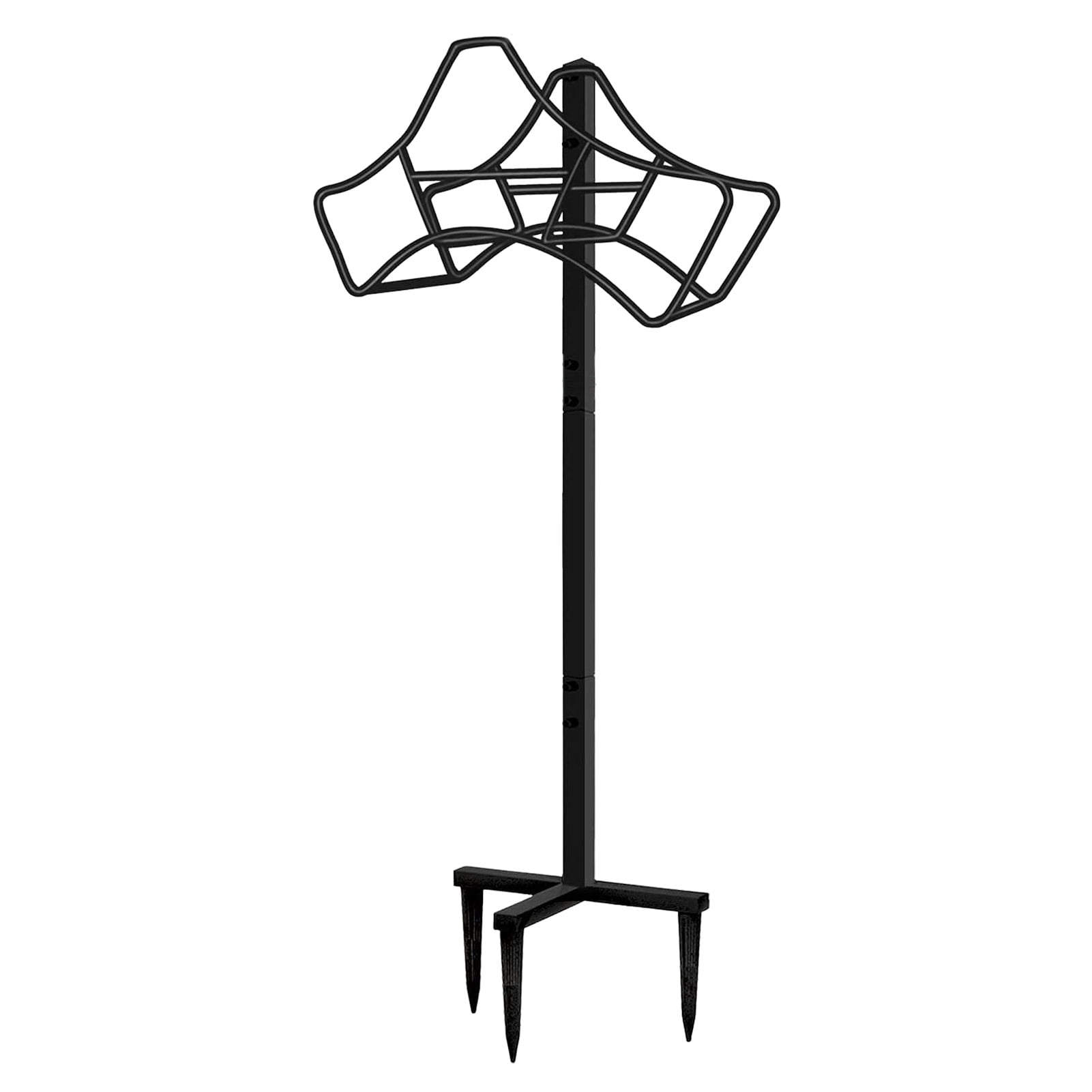 Wowspeed Garden Hose Holder Metal Water Hose Storage Stand