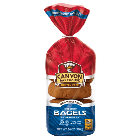 Canyon Bakehouse Gluten-Free Blueberry Bagels (Best Whole Grain Bagels)