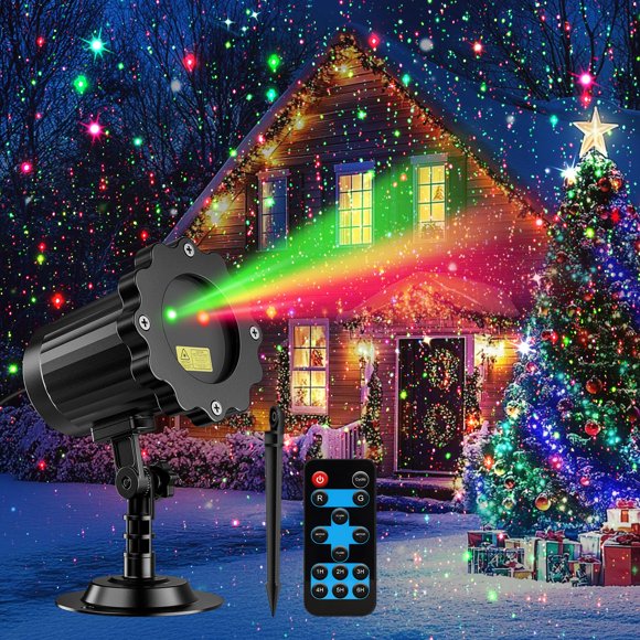 Proyector láser de luces navideñas ECOHDT 2024 2 colores