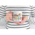 thumbnail image 2 of Vintage 1968 feat. Retro Sunset & Palm Trees Ceramic Coffee & Tea Mug (15oz), 2 of 6