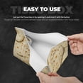 thumbnail image 3 of Cauagu Taco Tortillas for Large Tissue Box Cover Rectangular–Plus Size Rectangle Tissue Box Holder Long Tissue Holder for Bathroom/Car/Office Decor 7.9X4.9X4.9'', 3 of 7