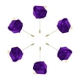 thumbnail image 1 of Ramilletes de Rosa Unique Bargains 6 Pcs para Novio Ceremonia de Boda Morado oscuro, 1 of 5