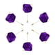 thumbnail image 1 of Ramilletes de Rosa Unique Bargains 6 Pcs para Novio Ceremonia de Boda Morado oscuro, 1 of 5
