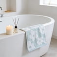 thumbnail image 7 of Floral Jacquard Bath Towel, Soft Absorbent Lint-Free Face & Body Towel, Quick Dry Durable Hand Towel for Men Women Bathroom Daily Use, 7 of 7