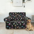 thumbnail image 5 of XYZCANDO Christmas Lights Couch Sofa Covers 1-Piece Stretch Armchair Cover Sofa Covers 1 Cushion Sofa Couch Slipcover Furniture Protection Decorative for Living Room, 5 of 6