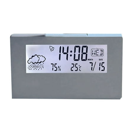 

Jungdeepe Student Alarm Clock Intelligent Multifunctional Dormitory Desktop High Electronic Alarm Clock With Temperature And Humidity Double Bottle Warmer with Timer Kids Watch with Timer And