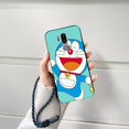 thumbnail image 1 of Lg G7 ThinQ G7+ G7 Plus Fit G7Fit funda Panda Minions Doraemon impreso funda con correa, 1 of 4