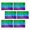Green blue and purp, variant on WINDLAND Foils Fringes Tinsel Curtains Raindrop Streamers Panels For Photography Props And Indoor Outdoors Party Decoration