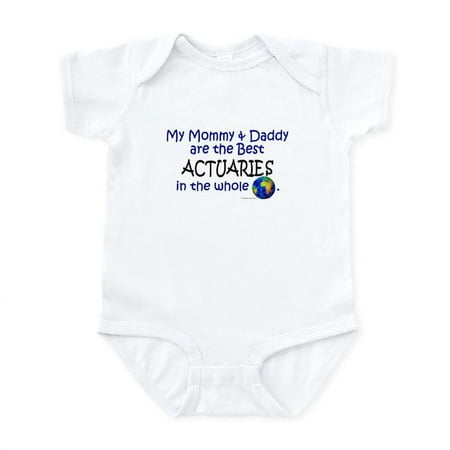 

CafePress - Best Actuaries In The World Infant Bodysuit - Baby Light Bodysuit Size Newborn - 24 Months