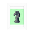 thumbnail image 1 of Plaster Knight Horse Chess Pieces Desktop Photo Frame Picture Display Decoration Art Painting, 1 of 3