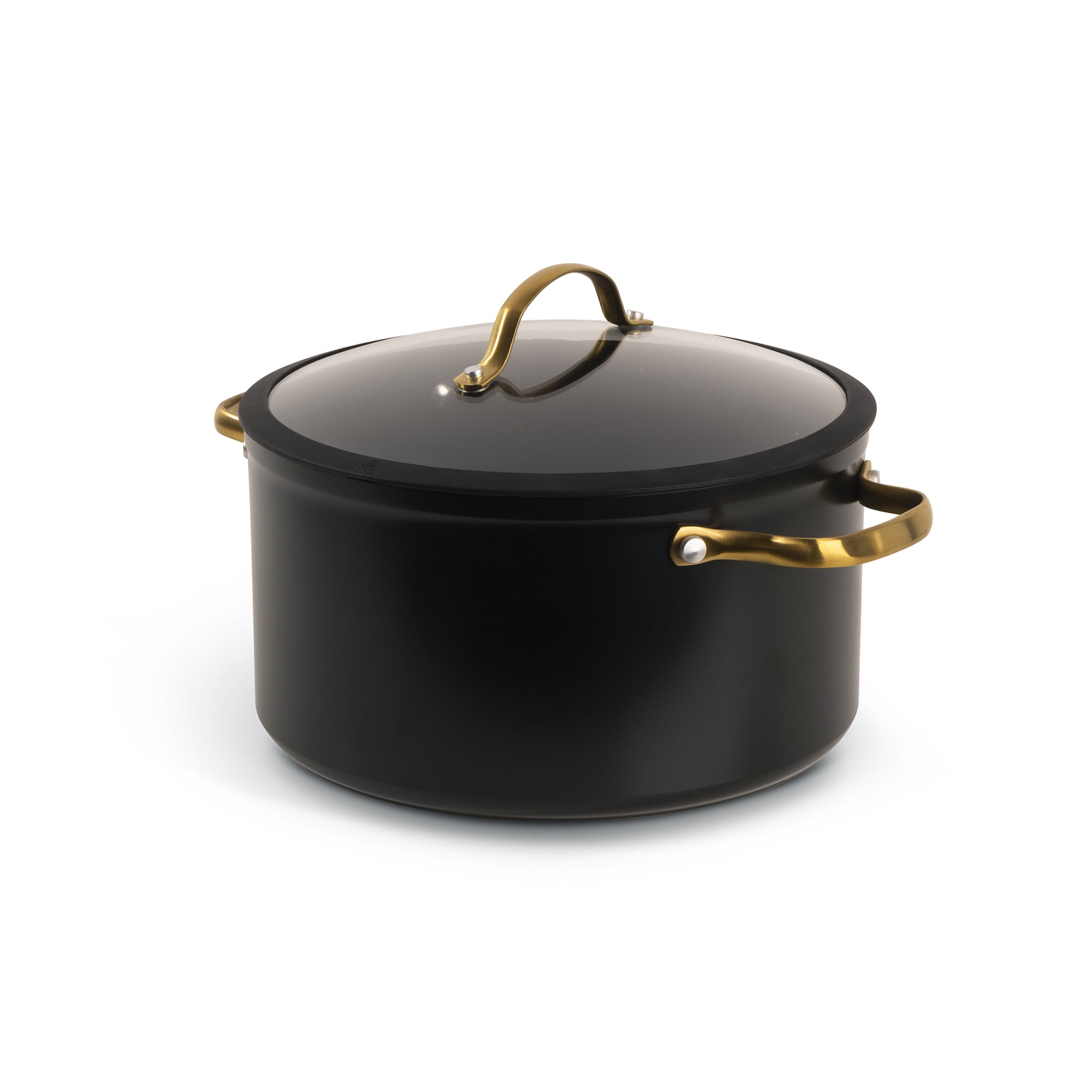 Thyme & Table 32-Piece Aluminum Cookware Set - Black