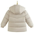 thumbnail image 3 of Kiijoy Boys Winter Down Jacket Fleece Thickened Warm Coat Puffer Outerwear, Sizes 5-6, 3 of 5