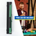 thumbnail image 5 of GSE Games & Sports Expert 32" Black Billiard Pool Cue Hard Box. Hard Leatherette Billiard Pool Cue Case for 2-Piece Pool Cue Stick, 5 of 8