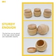 thumbnail image 2 of Parrot Food Container Hand Feeding Parrots Light Yellow Wood Feeding 2Pack, 2 of 3