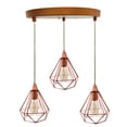 thumbnail image 2 of Lampara Colgante Vintage, Luz Ideal, Charola Rubí Cobre, 2 of 4