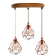 thumbnail image 2 of Lampara Colgante Vintage, Luz Ideal, Charola Rubí Cobre, 2 of 4