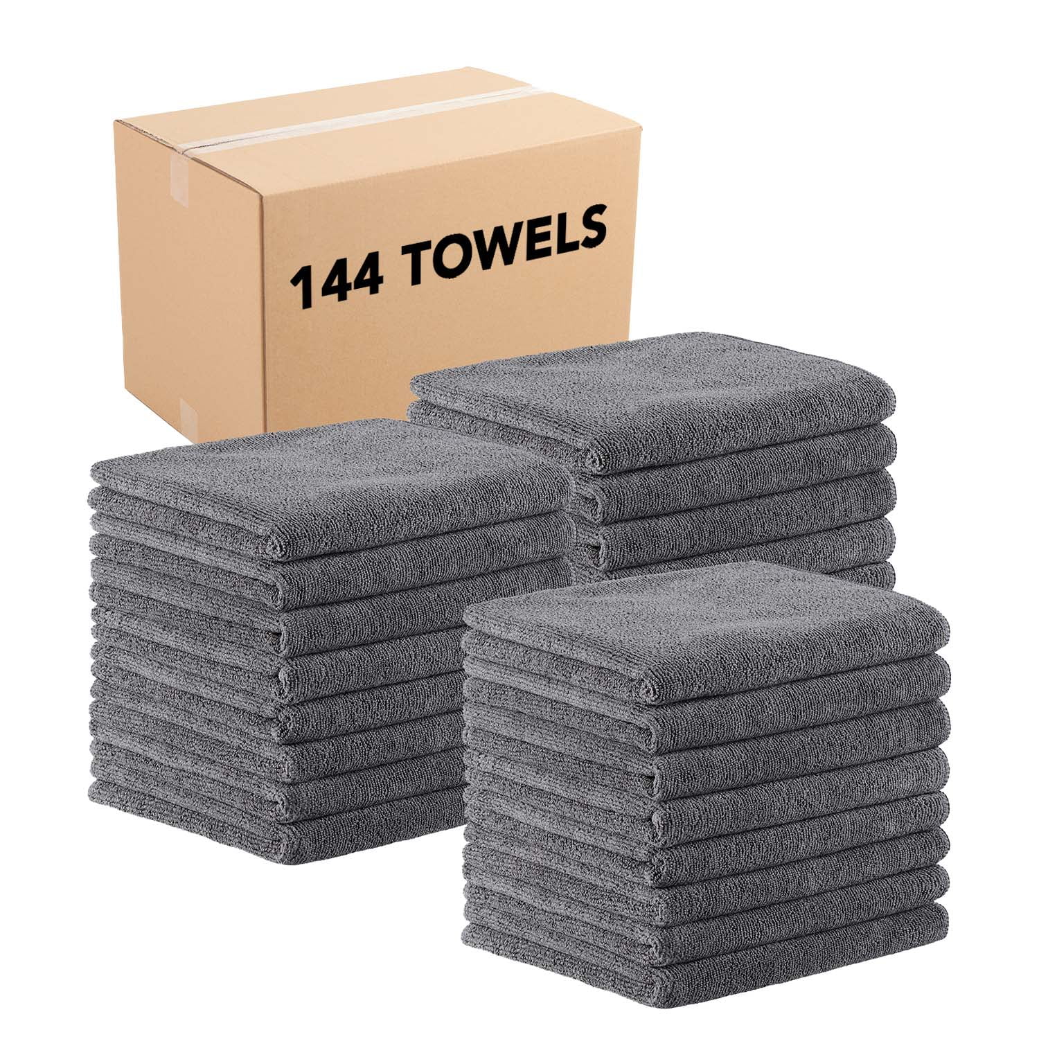 Arkwright Microfiber Bleach-Safe Salon Towels - Soft Coral Fleece - 16 x 27 in - (Pack of 10) Brown, Adult Unisex